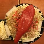 海鮮もんじゃ 片岡 - 丸ごと一本！明太子+もち+チーズもんじゃ