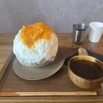 256nicom - かき氷　青島みかん　✕　マダガスカル産ヴァニラミルク