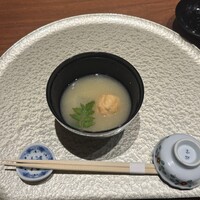 鮨 はなやま - 海老しんじょ白味噌仕立て