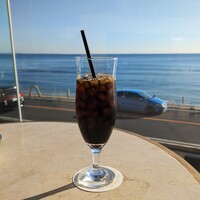 鉄板焼き 七里ガ浜 - アイスコーヒー