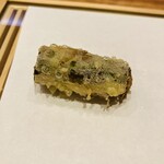 天婦羅 みやしろ - アスパラガスの根元