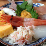 海鮮屋まるなん - 海鮮丼 アップ