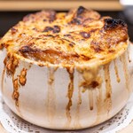 わいん食堂 Chez とし - 2025.1 オニオングラタンスープ（1,800円）