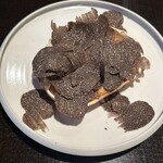 やまぐち - 間人蟹　蟹グラタン　カリフラワーソース　黒トリュフ