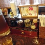 麺屋あごすけ - 調味料