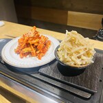 ＃ヒロキヤ恵比寿 - ＜生＞白菜キムチサラダ・もやしナムル