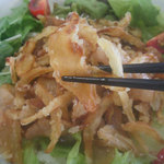 山形屋食堂 - 脂身のようですがなんだか判りません(2014年6月）