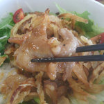 山形屋食堂 - これが黒豚です(2014年6月）