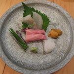 旬鮮彩鮨　豊のはなれ - 一人づつに刺盛り