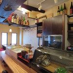 旬鮮彩鮨　豊のはなれ - 店内カウンター席