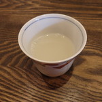 高田 - お茶代わりの蕎麦湯