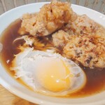 六文そば - 良い感じです、葱はセルフです