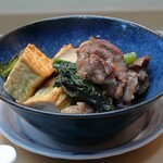 家庭料理 小川 - 牛肉厚あげ