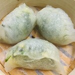 圓記 - エビとほうれん草の餃子