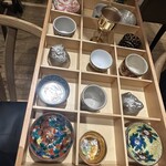 元祖 金沢炉端 あっぱれ - 日本酒のおチョコは好きなの選べますよん！これがしたかったのです！