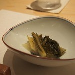 鯛良 - ●しゃくしな漬け
      歯ごたえのあるおいしいお漬物でした。