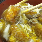 心味 - カツ丼は「中」サイズ？かな。（笑）どうです？このトロミ加減。。。