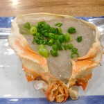 磯丸水産 - 蟹味噌甲羅焼