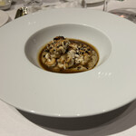 ル・マノアール・ダスティン - 鱈の白子のムニエル　トリュフソース