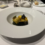 ル・マノアール・ダスティン - ブイヤベース　3皿目 魚とアンコウのプリンプリン