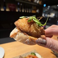 TOKi - 前菜 タラの擂り身の揚げ物、美味しかった♥