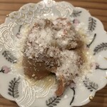 焼鳥高しま - 白肝のお刺身