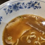 滝野川 大勝軒 - 終盤の濁りの様子。