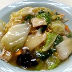 喜楽飯店 - 五目あげ焼きそば