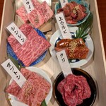 個室焼肉 牛道 - 6種盛り5,500円