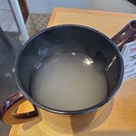 そば一仁 - そば湯