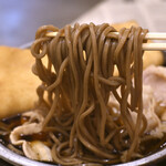 江戸前立喰い肉そば肉うどん のじろう - お化けそば＠税込510円＋肉増し＠税込200円