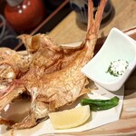 海鮮料理 みはる - 灯台定食→魚唐揚げ
