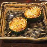 焼鳥しふく - 串焼きおまかせ8本（エリンギ）