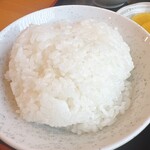 かつ美食堂 - ごはん中♪