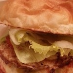 ルート20 - ベーコンチーズ卵焼きバーガーアップ　2014.6