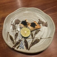 不風流 - 白子の春巻きキャビアトリュフ添え
