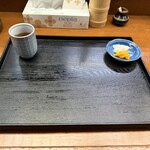玉屋 - 箸休めのお漬物が先に
