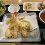 和くわく - 天ぷら定食　1100