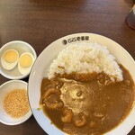 CoCo壱番屋 安曇野インター店 - ガーリックとゆで卵トッピング