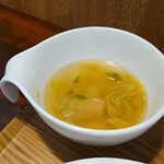 キッチン ブルー グローブ - 最後のスープ