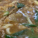 やまびこ弁天 - おじさんの好物　スジもネギもいるねー