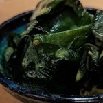 ニシムラ鮨TAKA - 綺麗なワカメでした。酢味噌和えの様な感覚の品