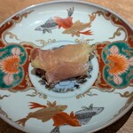 ニシムラ鮨TAKA - メヒカリ  揚げて生ハムとご飯