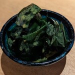 ニシムラ鮨TAKA - 箸休めにどうぞと。ワカメ  グリーンペッパーマスタード