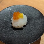 ニシムラ鮨TAKA - 烏賊  菊花  卵黄  米