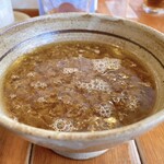 らーめん森や。 - 玉ねぎのつけ汁