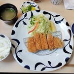 とんかつ 川島五郎 - ロースかつランチ