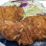 みんなの食堂お父ちゃん - 料理写真:ヒレ＋ロースの肉肉定食