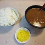 お食事処 新京本店 - カレー汁３８０円　ライス（小）１７０円