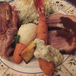 ABC食堂 - ガッツリいただけるセットメニュー(スープとライスかパン付）